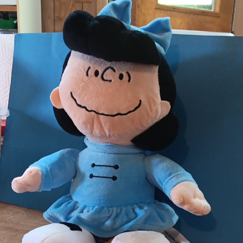 Peanuts Blue Lucy Stuffed Animal Plush Toy - Picture 1 of 9
